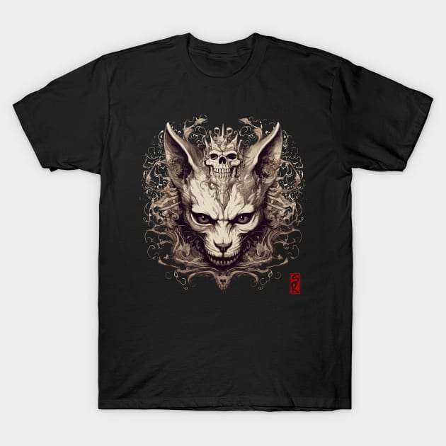 Evil cat T-Shirt by siriusreno
